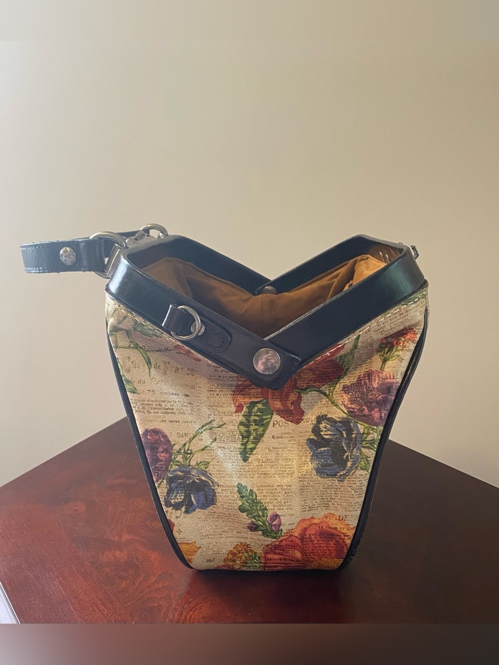 Patricia Nash Gracchi Frame Satchel with Crossbody Strap - Picture 13 of 15